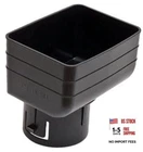 Downspout Drainage Adapter For Inch To Round 3"X4"X3" New. Price: $23.48.