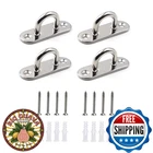 Homper 4-PACK M6 Stainless Steel Oblong Pad Eye Marine Hardware Hook Loop With New. Price: $20.90.