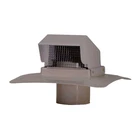 Roof Cap Vent 4 In Plastic Weathered Gray Exhaust With Damper Hooded Cover New. Price: $25.94.