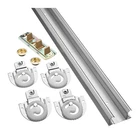 National Hardware 48 In. Galvanized Silver Nylon/steel By-pass Door New. Price: $38.43.