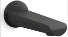 Kohler Avid Wall-mount Bath Spout K-97021 Matte Black Open. Price: $118.75.