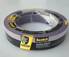 Scotch Delicate Surface Painter Tape 0.94 In. X 60 Yds. (purple) New. Price: $8.99.