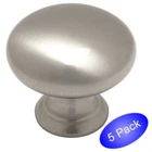 *5 Pack* Cosmas Cabinet Hardware Satin Nickel Knobs #4950SN New. Price: $6.55.