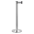 Lavi Industries 50-3100A/CL/GY Barrier Post With Belt, Silver, 15 Ft Length, 40 New. Price: $225.99.