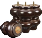 Shanjue 5" Round Wood Furniture Legs Espresso Sofa Couch Dresser (4-PACK) New. Price: $38.98.