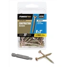 Hillman 42470 Zinc Yellow Steel Power Pro Star Drive Wood Screws #8 X In. New. Price: $9.93.