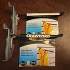 Lot Of (2) Crawford STSP6 6-INCH Straight Hook Duramount With Screws New. Price: $14.95.