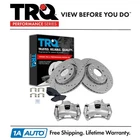 Trq Front Brake Calipers Ceramic Pads Drilled Rotors For 04-15 Aveo Spark G3 New. Price: $229.95.