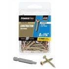 Hillman 42469 Zinc Yellow Steel Power Pro Star Drive Wood Screws #8 X 1-3/4 In. New. Price: $10.24.