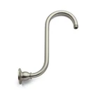 Signature Hardware Ornate Offset Shower Arm With Flange, Brushed Nickel Open. Price: $39.95.