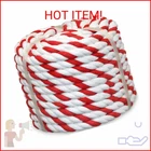 Bonsiny Red And White Rope 1/2 Inch X 50 Feet Soft Cotton For Diy Crafts, New. Price: $24.22.