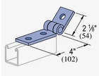 Unistrut P1354AW Eg 3-HOLE Hinge Welded Adjustable Angle Bracket, Sold By New. Price: $12.95.