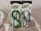 Nite-ize S-biner Combo BUNDLE-1GREEN Aluminum Dual Carabiner, 1STAINLESS Steel New. Price: $15.95.