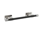 Amerock Esquire Polished Nickel/black Bronze Inch (229MM) Towel Bar Open. Price: $59.99.