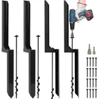 Ladech Heavy Duty Steel Fence Post Repair Stakes With Ground Anchor Screw In,... New. Price: $194.02.