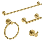 Forious 4-PIECE Bathroom Hardware Set SUS304 Stainless Steel 24" Towel Bar Gold New. Price: $70.48.