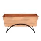 Achla Odette Stand With Medium Flower Box, Copper Plated C-20C-S New. Price: $119.99.