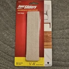 Pack Of Super Sliders 9 1/2 X 6" Rectangle Self Stick Felt Furniture Pads New. Price: $9.99.