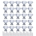 Yourgift Pack Drawer Diamond Shaped Crystal Glass 30MM Cabinet Knobs.... Price: $33.89.