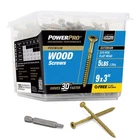 Hillman 48611 Power Pro Premium Flat Head Exterior Wood Deck Screw #9 3 In. New. Price: $47.91.