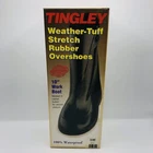 Tingley Men's Work Rubber Stretch Overshoe Black 10" Boot Sm 6.5-8 New. Price: $20.00.