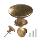 30 Pack Delicate Design Round Antique Brass Kitchen Cabinet Kno... Fast Usa Ship New. Price: $33.32.