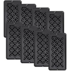 8 Pack 4X10 Adjustable Steel Floor Vent Covers Black New. Price: $147.99.