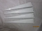 Closetmaid Shelf Track 16 In. White Brackets Lot Of 4 Pieces Open. Price: $22.00.
