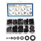 Urlwall 500PCS Nylon Flat Assortment Set, Washers 500BLACK, New. Price: $10.44.