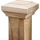 Ufp 106086 Post Cap, 4 In L, W, Wood New. Price: $34.35.