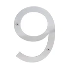 Sure-loc HNSS6-9 Inch Tall Address House Number '9' Satin Stainless New. Price: $24.62.
