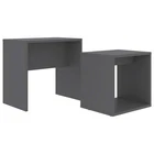 Coffee Table Set Nesting End For Living Room Engineered Wood Vidaxl New. Price: $59.99.