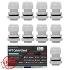 Airtak Gray 1/2" 9PC Cable Gland Box New. Price: $20.00.