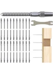 Riayer 20 Pair Cable Kit, Invisible Crimp Fitting Railing... New. Price: $54.99.