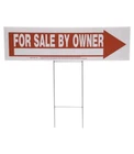 Hillman Fasteners 844383 For Sale By Owner Sign 24 X 6 With H-bracket New. Price: $12.95.