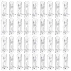 Seimneire 36 Pcs Plastic Locking Shelf Pins, 7.9MM X 3/4", Transparent New. Price: $7.58.