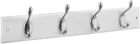 National Hardware 18 In. Satin Nickel Silver/white Wood Hook Rack Pk New. Price: $34.84.