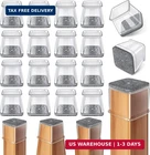 Ansible 24 Pcs Chair Leg Floor Protectors Square, Silicone Felt Furniture Pa New. Price: $29.40.