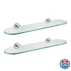 Jqk Bathroom Glass Shelf Floating Tempered Shower Storage 20 By 5 Inches New. Price: $103.50.