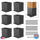 Yvhfwoy 4X6 Base Pcspost Bracketsinner Size 3.6X5.6HEAVY Duty 14GA Steel New. Price: $105.58.