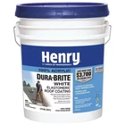 587 Dura-brite White 100% Acrylic Elastomeric Reflective Roof Coating 4.75 Gal. New. Price: $117.86.