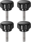 Uxcell 4PCS Knurled Clamping Knobs M5 20MM Metric 25MM, Black New. Price: $11.51.