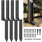Ironbabe Fence Repair Kit Quick Fix Broken/leaning 4X4/6X6 Wood Posts W... New. Price: $182.50.