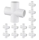 12 Pack 3/4" Cross Pvc Fitting Connector, 4-WAY Furniture Grade Elbow New. Price: $20.69.