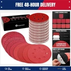 170 Pcs 5 Inch Sanding Discs 120 180 240 320 400 600 Grit Hole Hook New. Price: $33.24.