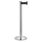 Lavi Industries 50-3100A/CL/BK Barrier Post With Belt, Silver, 15 Ft Length, 40 New. Price: $225.99.