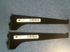 Knape & Vogt 180 Black 8" Shelf Bracket, Lot Of 2, Free Shipping New. Price: $10.00.
