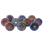 Royal Kraft Vintage Multicolor Printed Ceramic Knobs (set Of 10) New. Price: $15.72.
