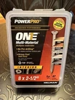 Hillman Powerpro One #8 X 2-1/2" Inch Zinc Plated Interior Wood Screws Multi New. Price: $17.99.