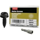 Allkeen 1/2" Gutter Screws Hex Head Self-tapping , Black New. Price: $10.06.